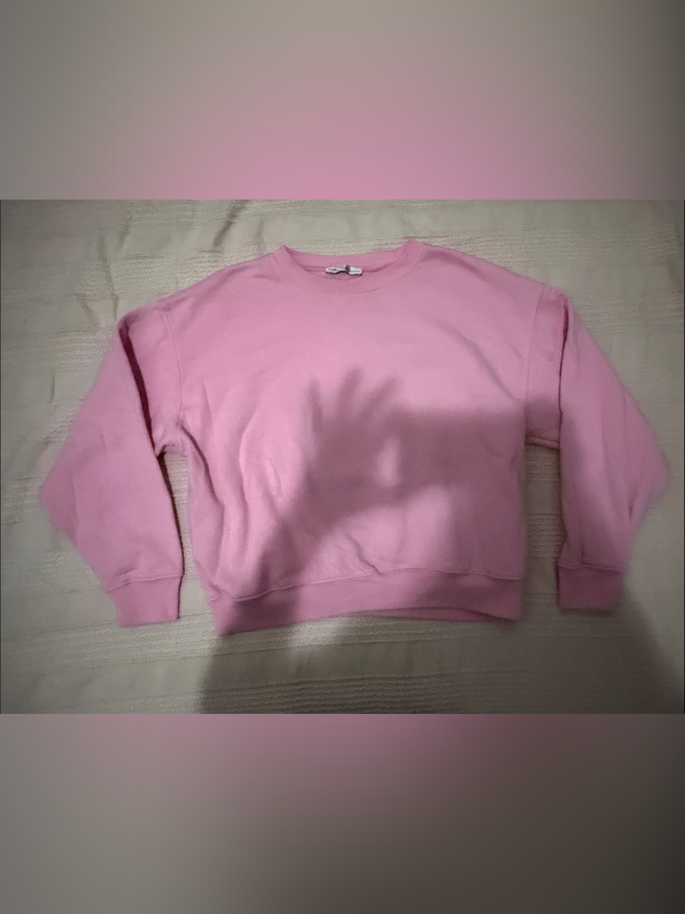 Zenana Outfitters Pink Crewneck Sweatshirt